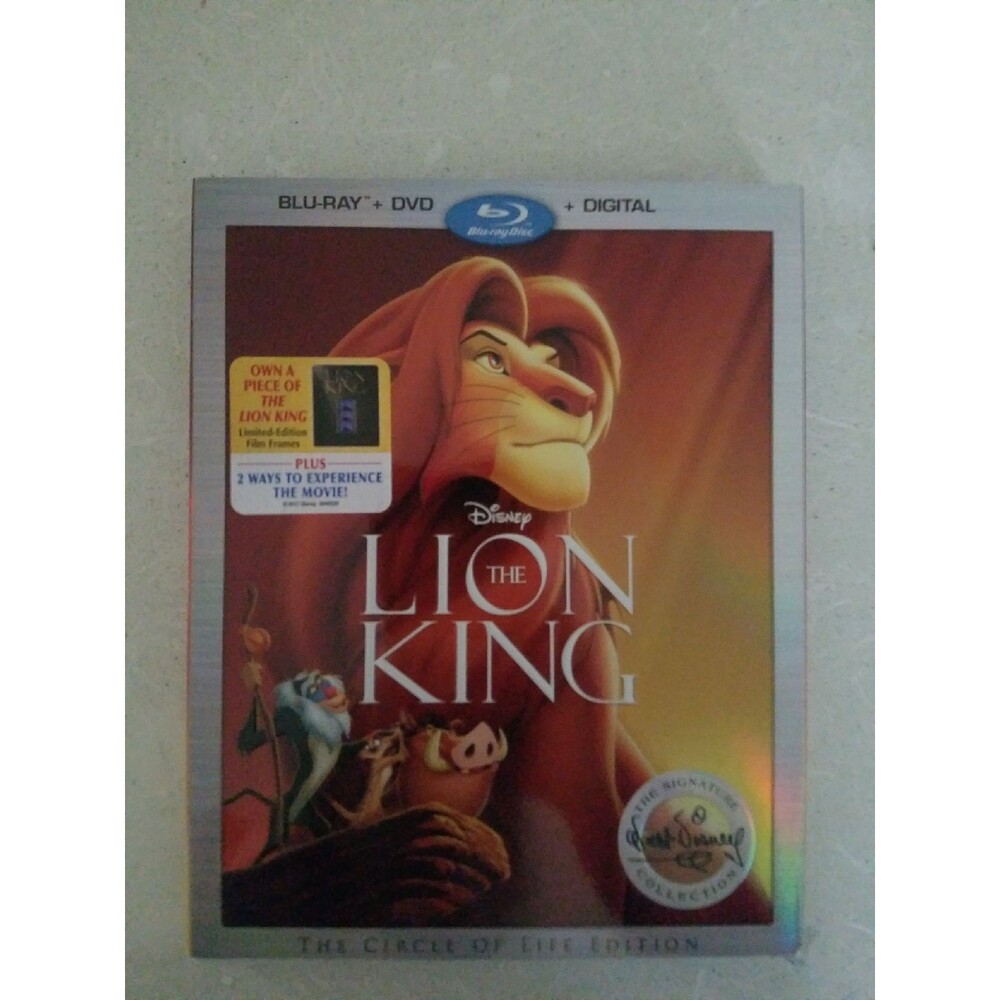 Disney Lion King Blu Ray Sig Collection